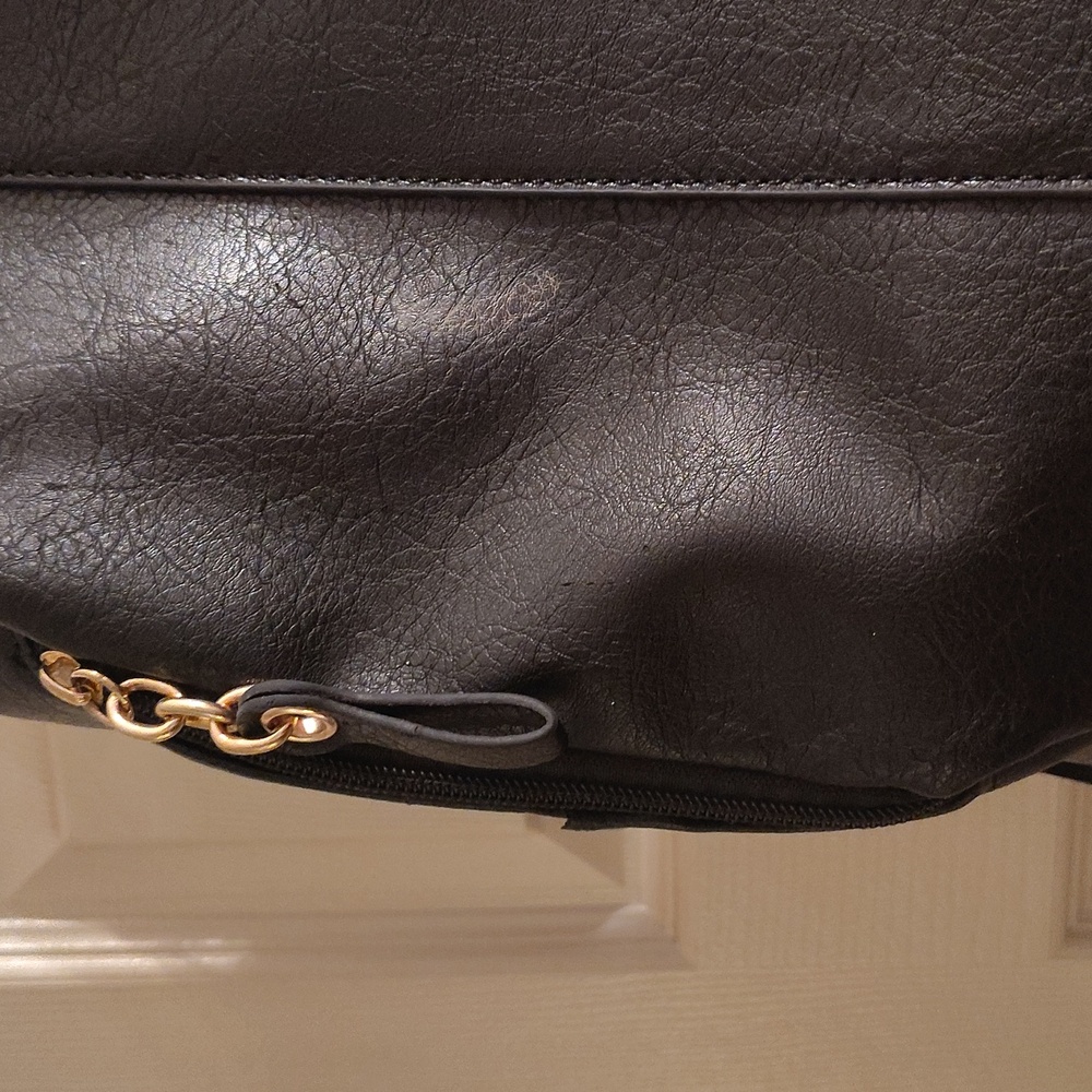Faux leather small backpack - Picture 3 of 5